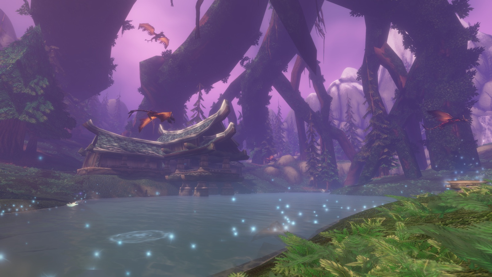Waldlandschaft in WoW Forever